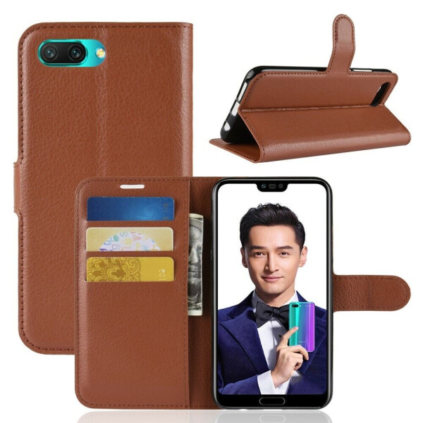 

Чехол Deexe Book Type для Huawei Honor 10 - Brown
