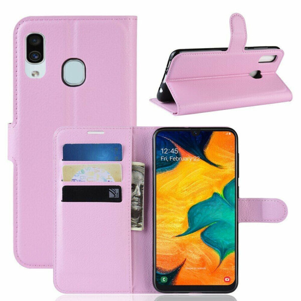 

Чехол-книжка Deexe Book Type для Samsung Galaxy A30 (A305) / A20 (A205) - Pink