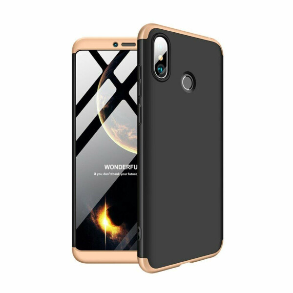 

Защитный чехол GKK Double Dip Case для Xiaomi Mi Max 3 - Black / Gold