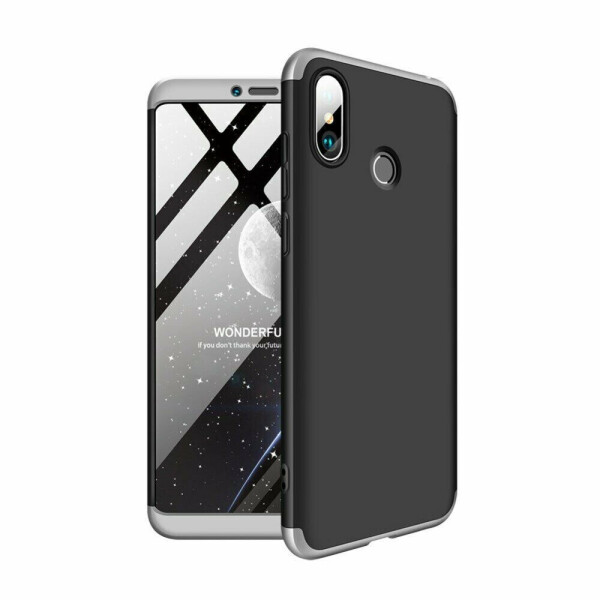 

Защитный чехол GKK Double Dip Case для Xiaomi Mi Max 3 - Black / Silver