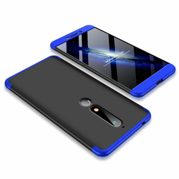 

Защитный чехол GKK Double Dip Case для Nokia 6 (2018) / Nokia 6.1 - Black / Blue