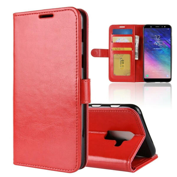 

Чехол-книжка Deexe Wallet Style для Samsung Galaxy A6+ 2018 (A605) - Red