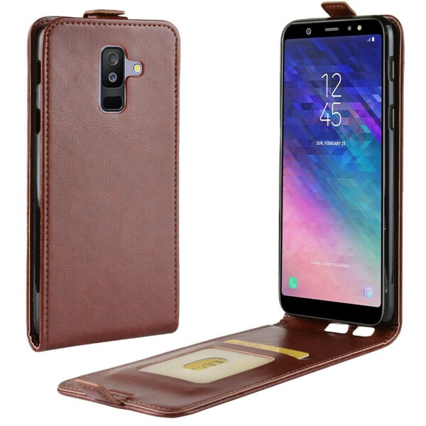 

Чехол Deexe Flip Case для Samsung Galaxy A6+ 2018 (A605) - Brown