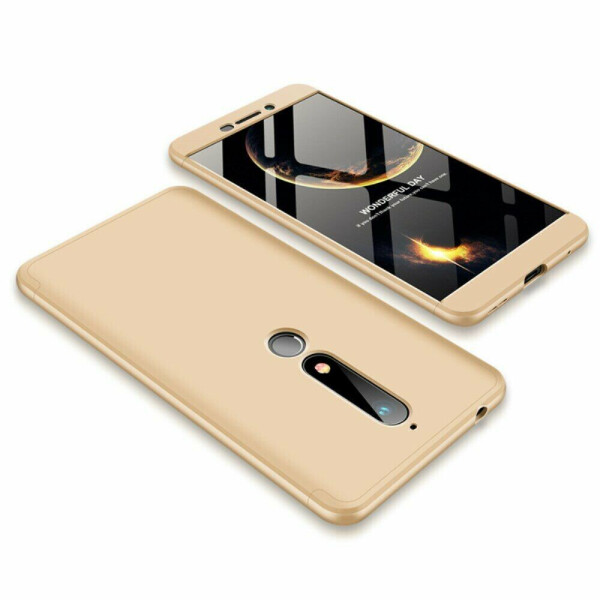 

Защитный чехол GKK Double Dip Case для Nokia 6 (2018) / Nokia 6.1 - Gold