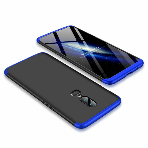 

Защитный чехол GKK Double Dip Case для OnePlus 6 - Black / Blue