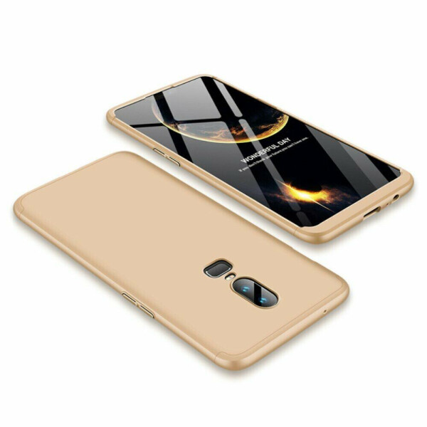 

Защитный чехол GKK Double Dip Case для OnePlus 6 - Gold