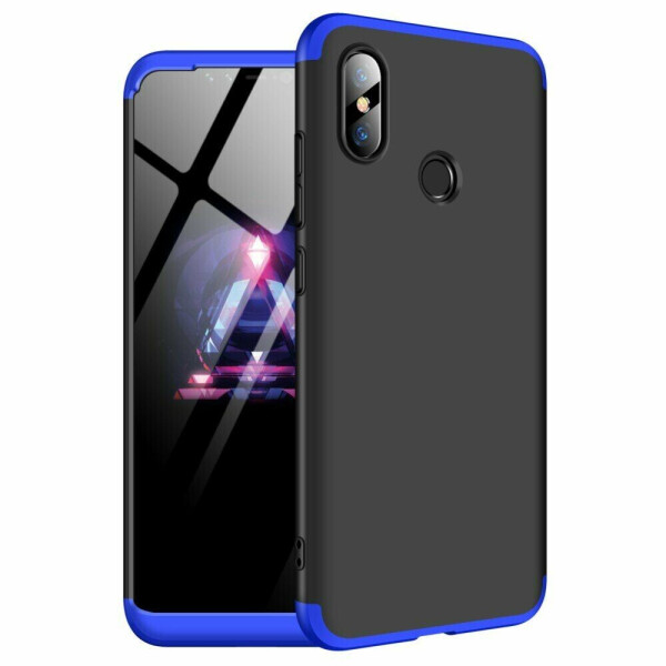 

Защитный чехол GKK Double Dip Case для Xiaomi Mi 8 - Black / Blue