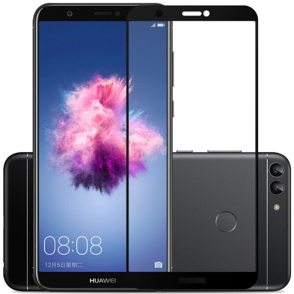 

Защитное стекло Deexe 5D Full Glue для Huawei P Smart - Black