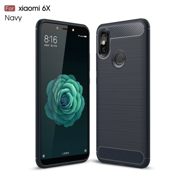 

Защитный чехол UniCase Carbon для Xiaomi Mi 6X / Mi A2 - Dark Blue