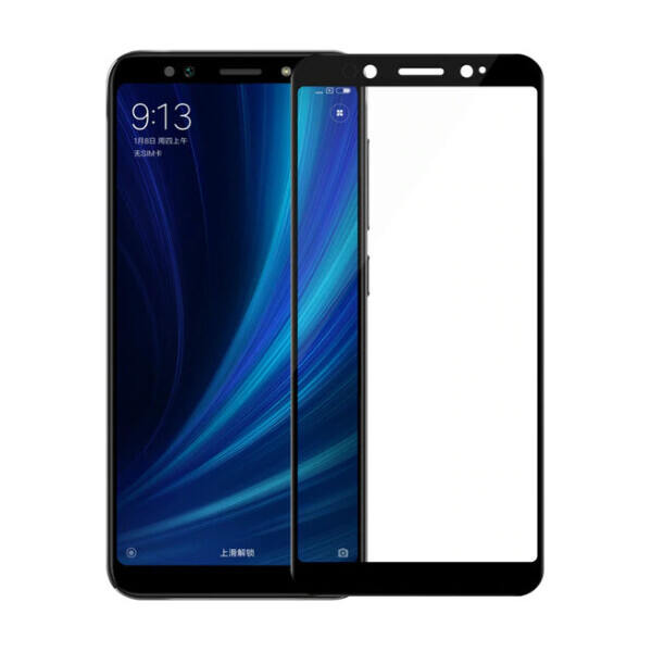 

Защитное стекло Deexe 5D Full Glue для Xiaomi Mi 6X / Mi A2 - Black