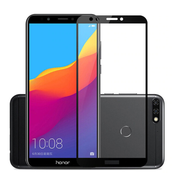 

Защитное стекло Deexe 5D Full Glue для Huawei Y7 2018 / Y7 Prime 2018 / Honor 7C Pro - Black
