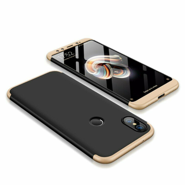 

Защитный чехол GKK Double Dip Case для Xiaomi Mi 6X / Mi A2 - Black / Gold