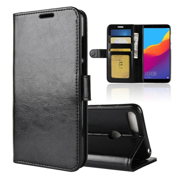 

Чехол-книжка Deexe Wallet Style для Huawei Y6 Prime 2018 / Honor 7A Pro - Black