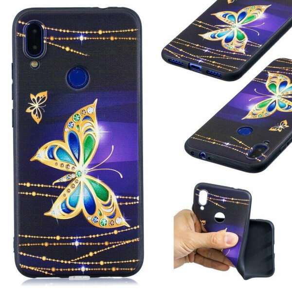 

Силиконовый (TPU) чехол UniCase Color Style для Xiaomi Redmi Note 7 / Note 7 Pro - Colorized Butterfly