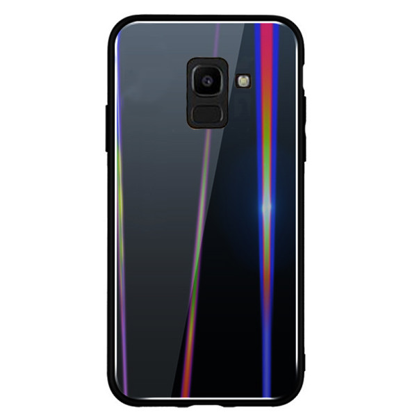 

TPU+Glass Gradient Aurora для Samsung Galaxy A6 (2018) (Черный) (681009)