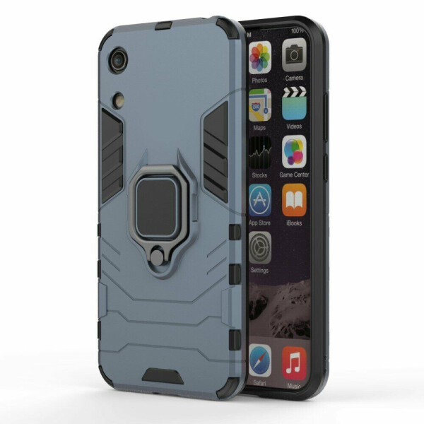 

Защитный чехол Deexe Hybrid Case для Huawei Y6 2019 - Dark Blue
