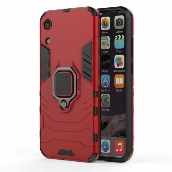

Защитный чехол Deexe Hybrid Case для Huawei Y6 2019 - Red