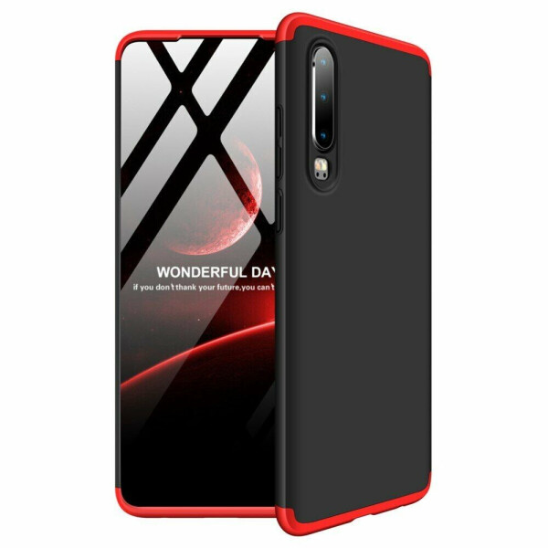 

Защитный чехол GKK Double Dip Case для Huawei P30 - Black / Red