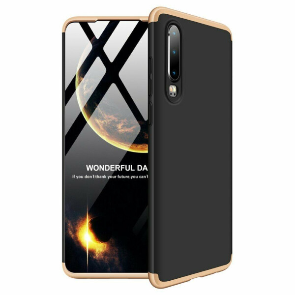 

Защитный чехол GKK Double Dip Case для Huawei P30 - Black / Gold