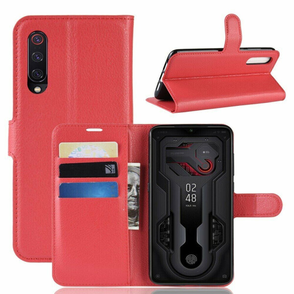 

Чехол-книжка Deexe Book Type для Xiaomi Mi 9 - Red