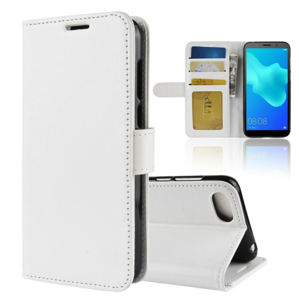 

Чехол-книжка Deexe Wallet Style для Huawei Y5 2018 / Y5 Prime 2018 / Honor 7A - White