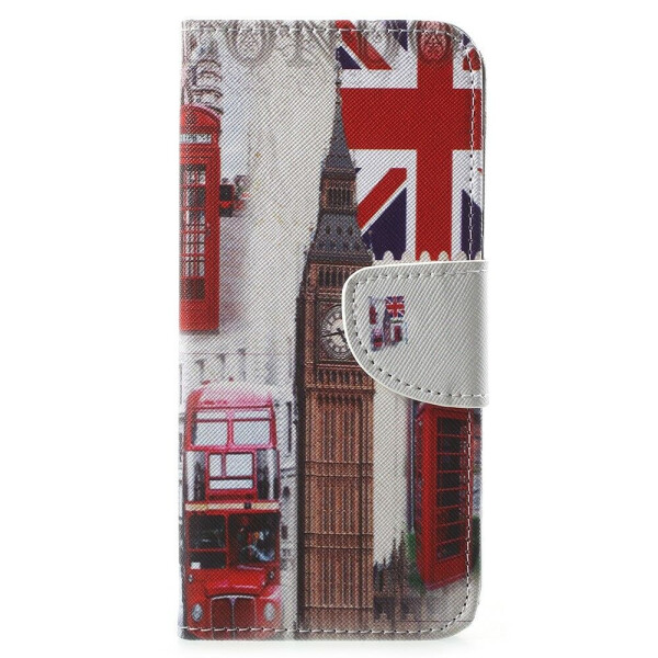 

Чехол-книжка Deexe Color Wallet для Huawei Y6 Prime 2018 / Honor 7A Pro - UK Flag