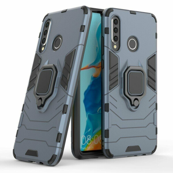 

Защитный чехол Deexe Hybrid Case для Huawei P30 Lite - Dark Blue