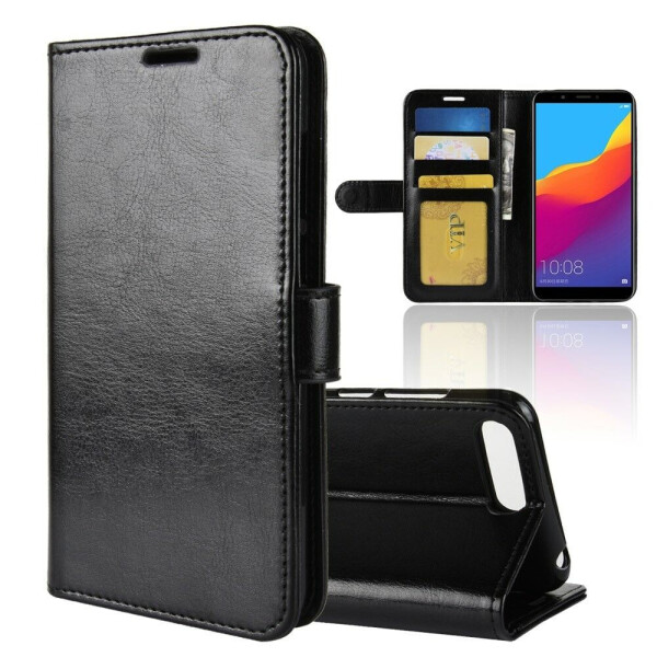 

Чехол-книжка Deexe Wallet Style для Huawei Y6 2018 - Black