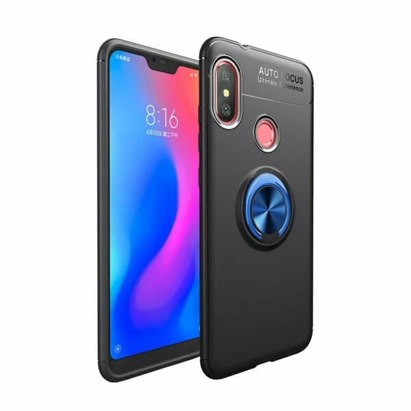

Защитный чехол UniCase Magnetic Ring для Xiaomi Mi Play - Black / Blue