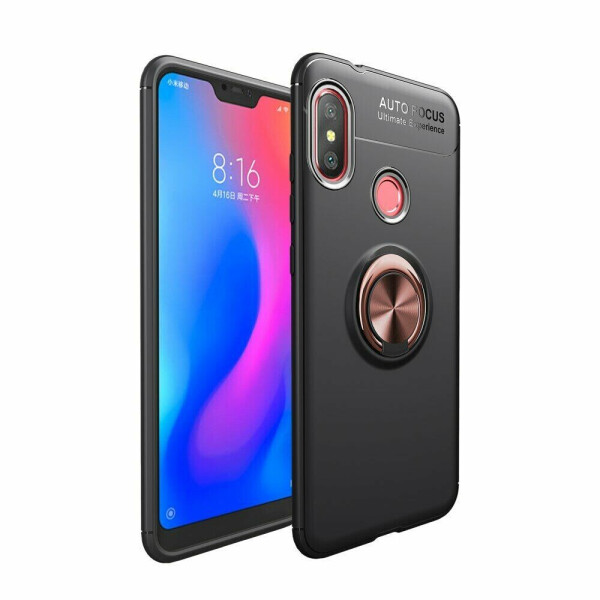 

Защитный чехол UniCase Magnetic Ring для Xiaomi Mi Play - Black / Rose Gold