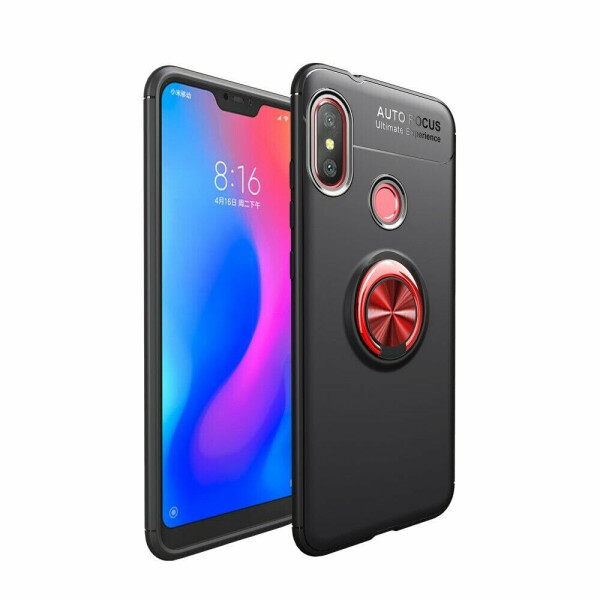 

Защитный чехол UniCase Magnetic Ring для Xiaomi Mi Play - Black / Red