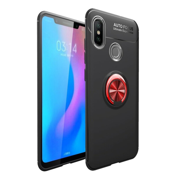 

Защитный чехол UniCase Magnetic Ring для Xiaomi Mi 6X / Mi A2 - Black&Red