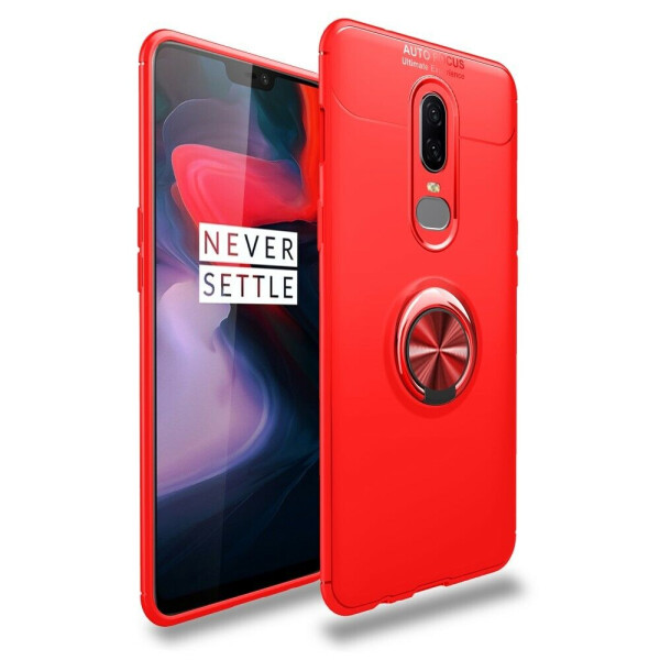 

Защитный чехол UniCase Magnetic Ring для OnePlus 6 - Red