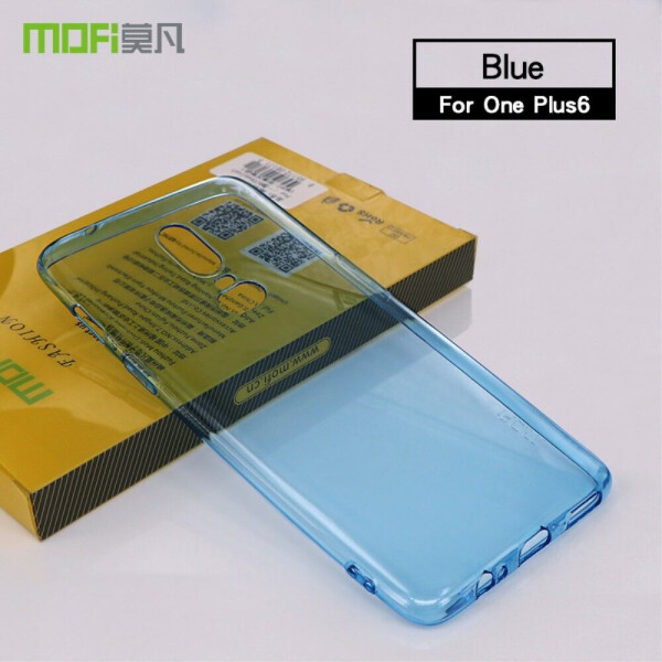 

Силиконовый (TPU) чехол MOFI Thin Guard для OnePlus 6 - Blue