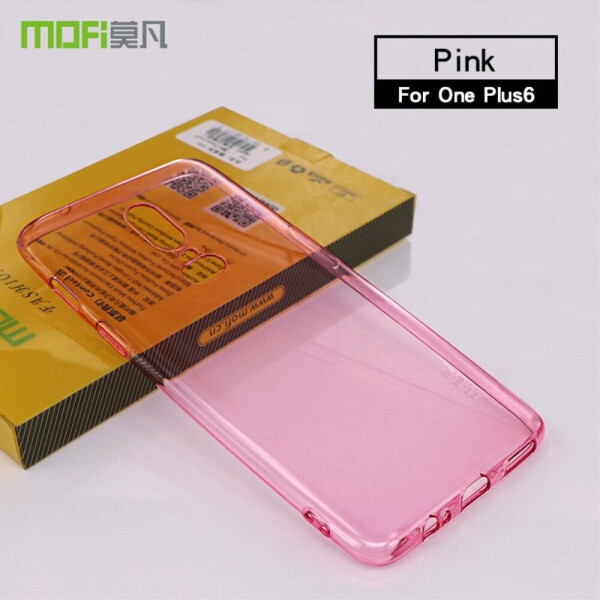

Силиконовый (TPU) чехол MOFI Thin Guard для OnePlus 6 - Pink