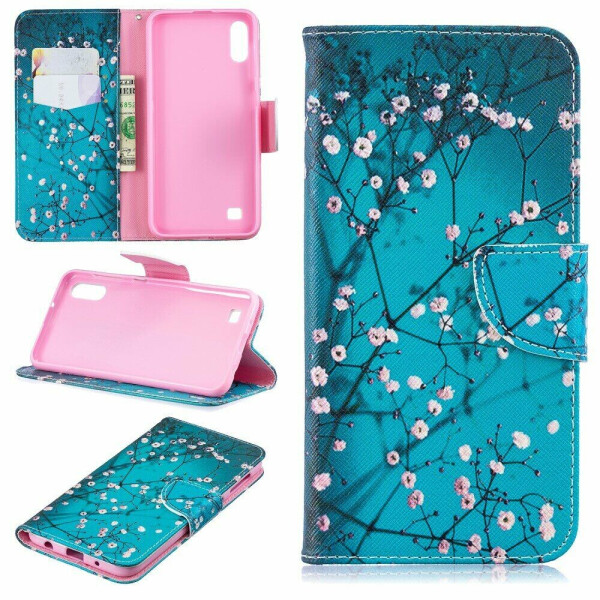 

Чехол-книжка Deexe Color Wallet для Samsung Galaxy A10 (A105) - Tree with Flowers