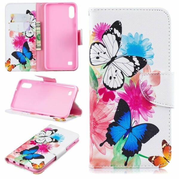 

Чехол-книжка Deexe Color Wallet для Samsung Galaxy A10 (A105) - Vivid Butterflies