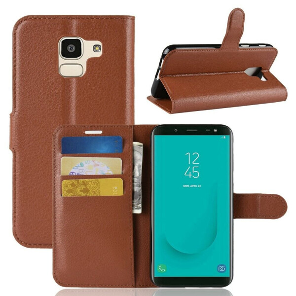 

Чехол-книжка Deexe Book Type для Samsung Galaxy J6 2018 (J600) - Brown