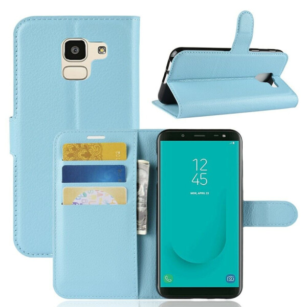 

Чехол-книжка Deexe Book Type для Samsung Galaxy J6 2018 (J600) - Light Blue