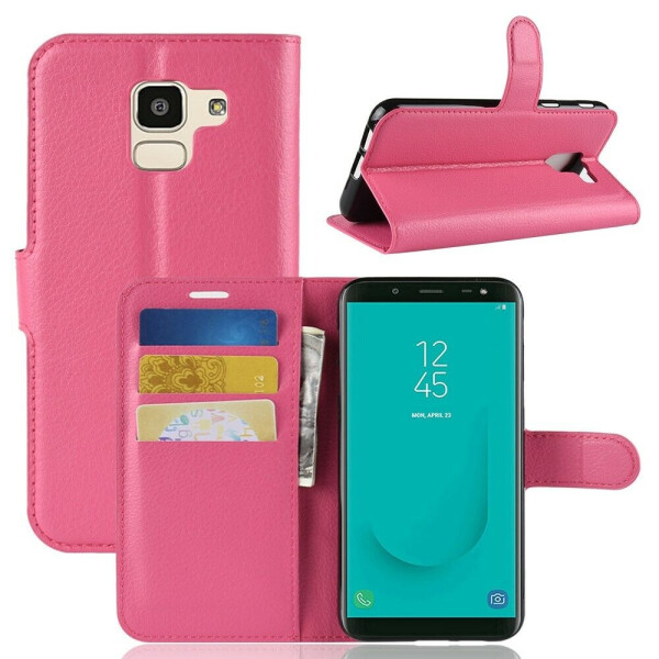 

Чехол-книжка Deexe Book Type для Samsung Galaxy J6 2018 (J600) - Rose