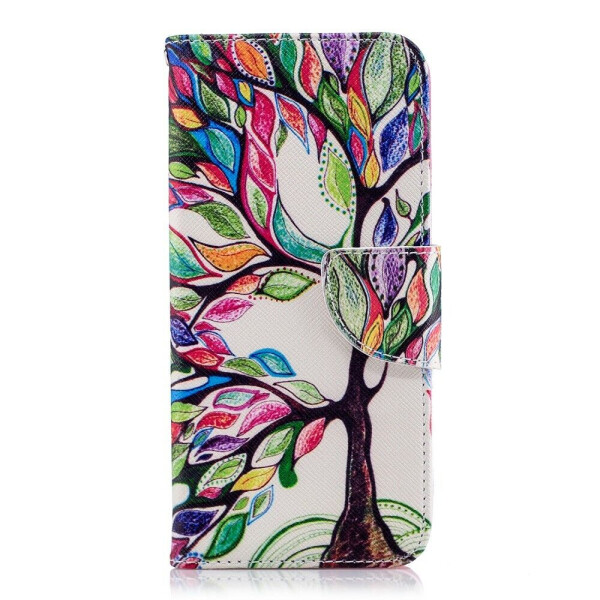 

Чехол-книжка Deexe Color Wallet для Samsung Galaxy J6 2018 (J600) - Colorful Tree