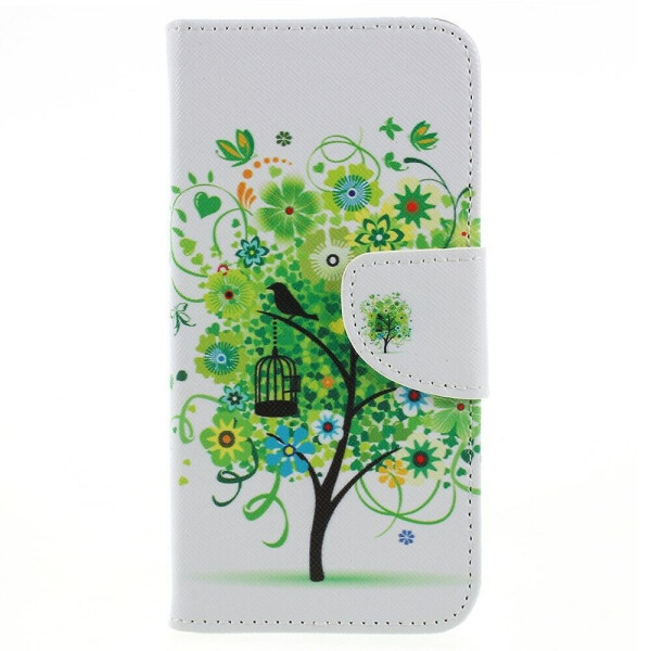 

Чехол-книжка Deexe Color Wallet для Samsung Galaxy J6 2018 (J600) - Summer Tree