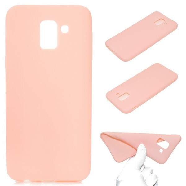 

Силиконовый (TPU) чехол Deexe Matte Case для Samsung Galaxy J6 2018 (J600) - Pink