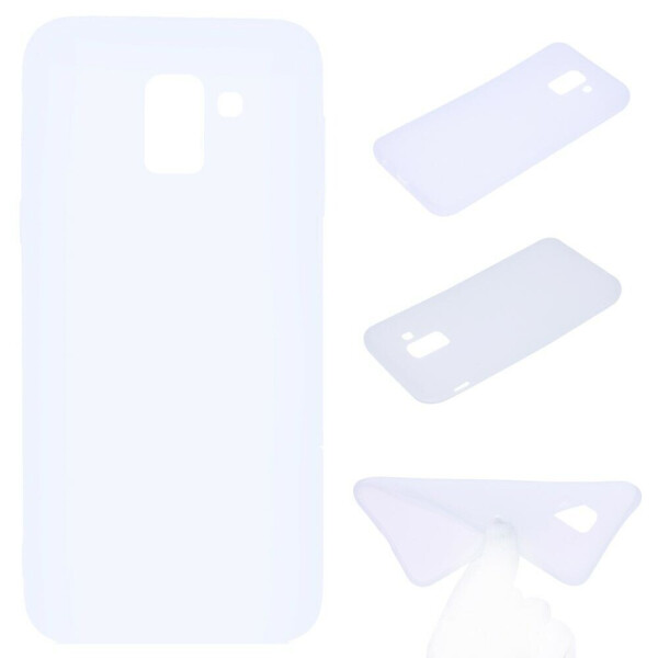 

Силиконовый (TPU) чехол Deexe Matte Case для Samsung Galaxy J6 2018 (J600) - White