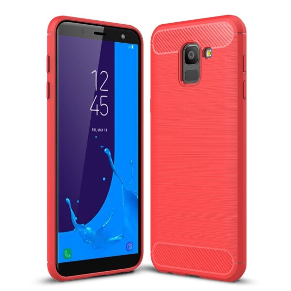 

Защитный чехол UniCase Carbon для Samsung Galaxy J6 2018 (J600) - Red
