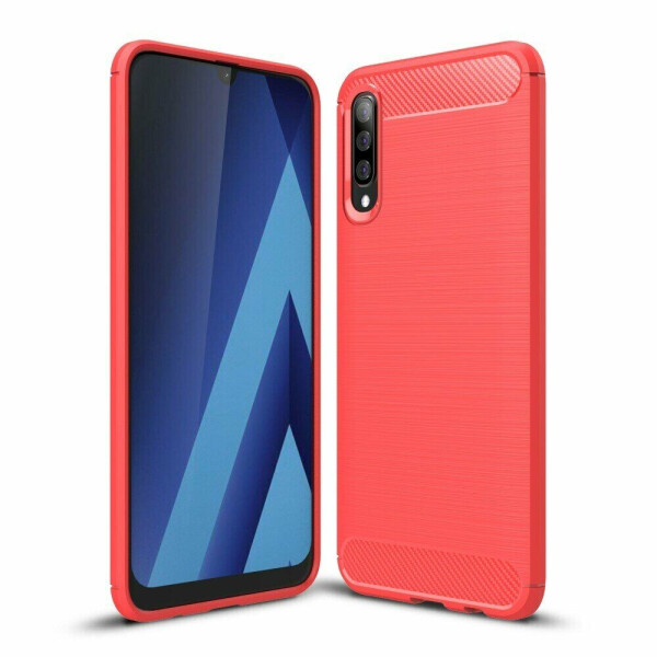 

Защитный чехол UniCase Carbon для Samsung Galaxy A70 (A705) - Red