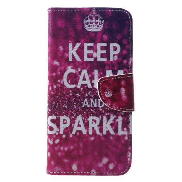 

Чехол-книжка Deexe Color Wallet для Samsung Galaxy J4 2018 (J400) - Keep Calm