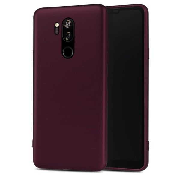 

Силиконовый (TPU) чехол X-LEVEL Matte для LG G7 ThinQ - Wine Red