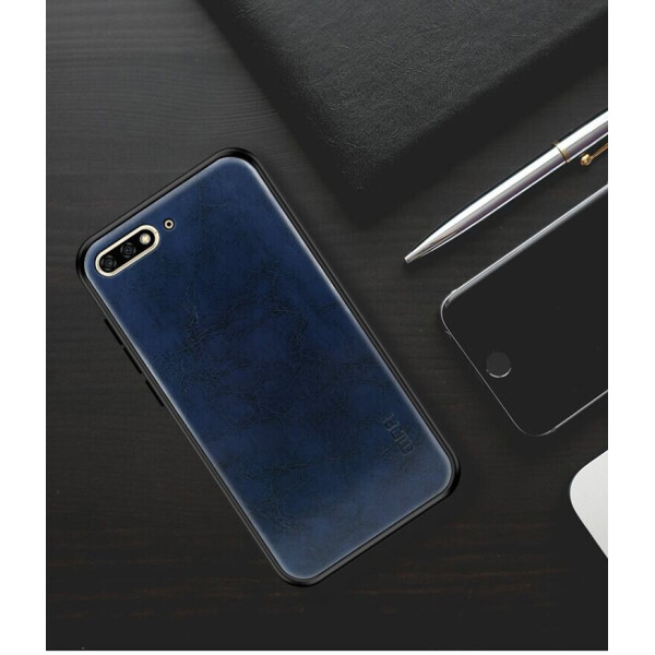 

Защитный чехол MOFI Leather Cover для Huawei Y6 2018 - Dark Blue