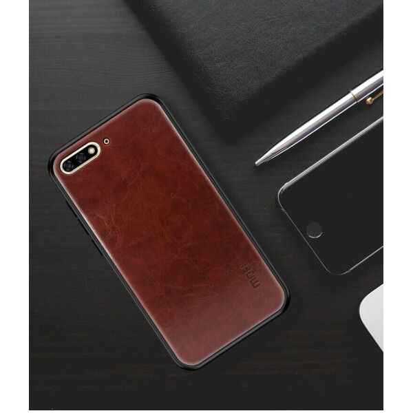 

Защитный чехол MOFI Leather Cover для Huawei Y6 2018 - Brown